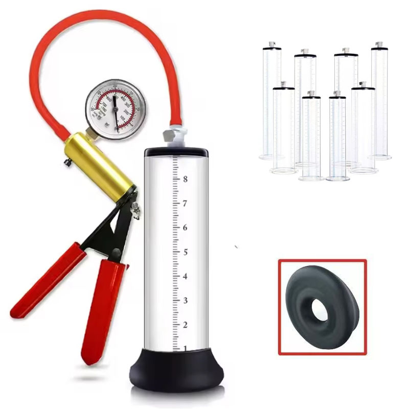 Men Accessories Combo Set - Erkek Penis Vakum Pompası Büyütme Akrilik
