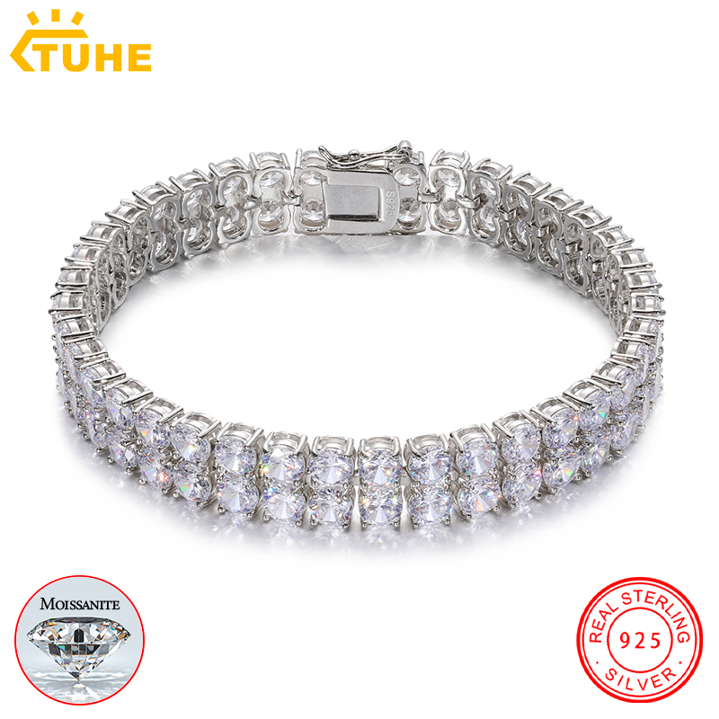 Men Accessories Gift Box - TUHE Unisex Buzlu Mozanit Çift Sıralı