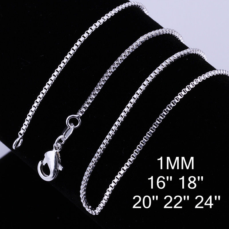 Men Accessories Gift Box - 10 adet 16-24 inç 925 Ayar
