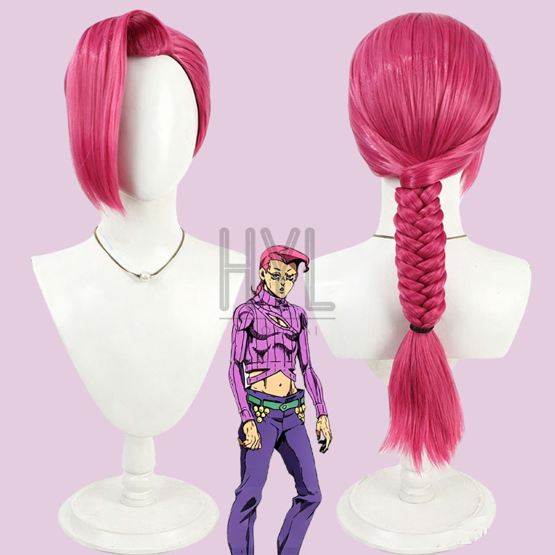 Men Accessories Look - Anime JOJO Vinegar Doppio Cosplay Peruk