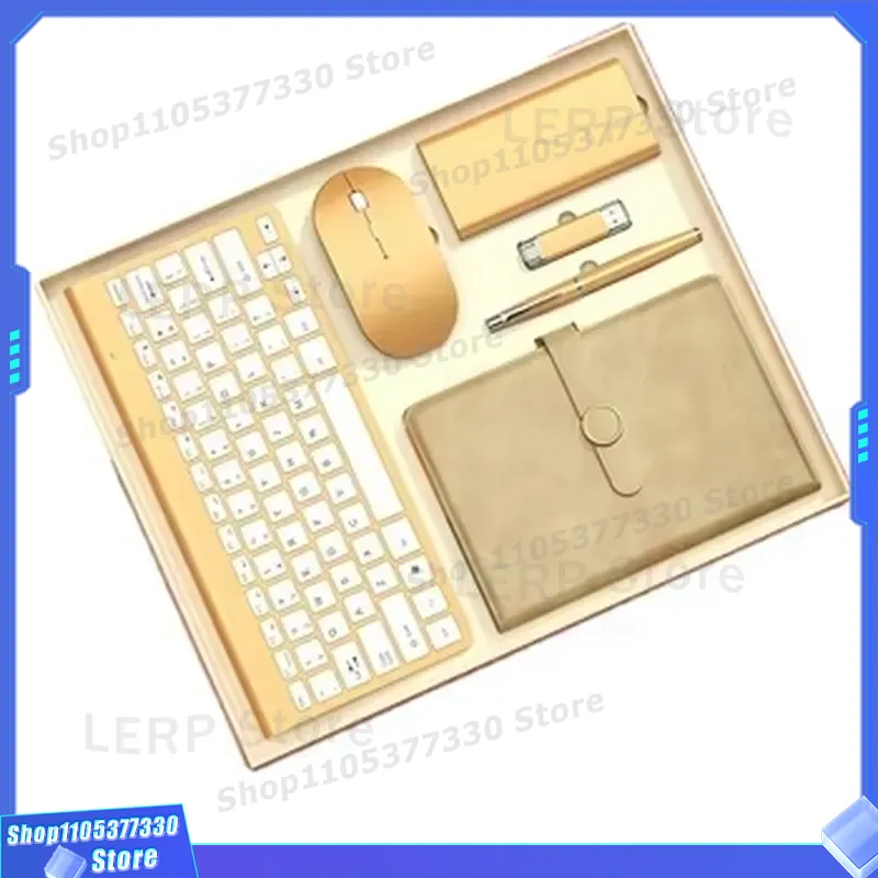 Men Accessories Combo Set - Özel Logolu 6'sı 1 Arada Erkekler