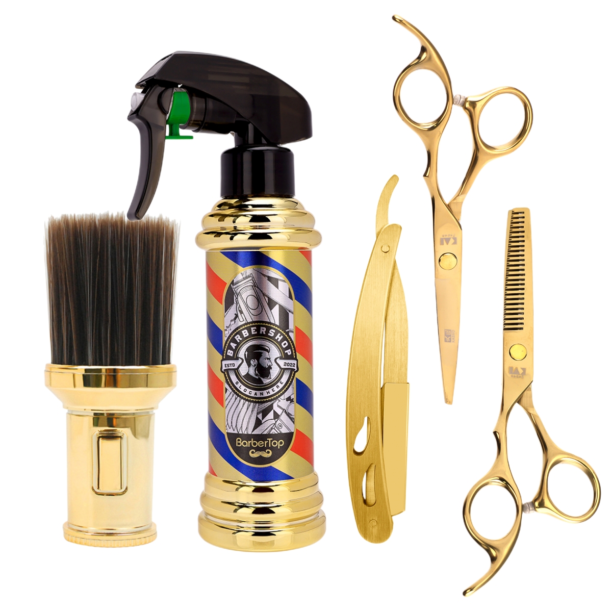 Men Accessories Combo Set - 5 adet kuaförlük şekillendirici alet takımı