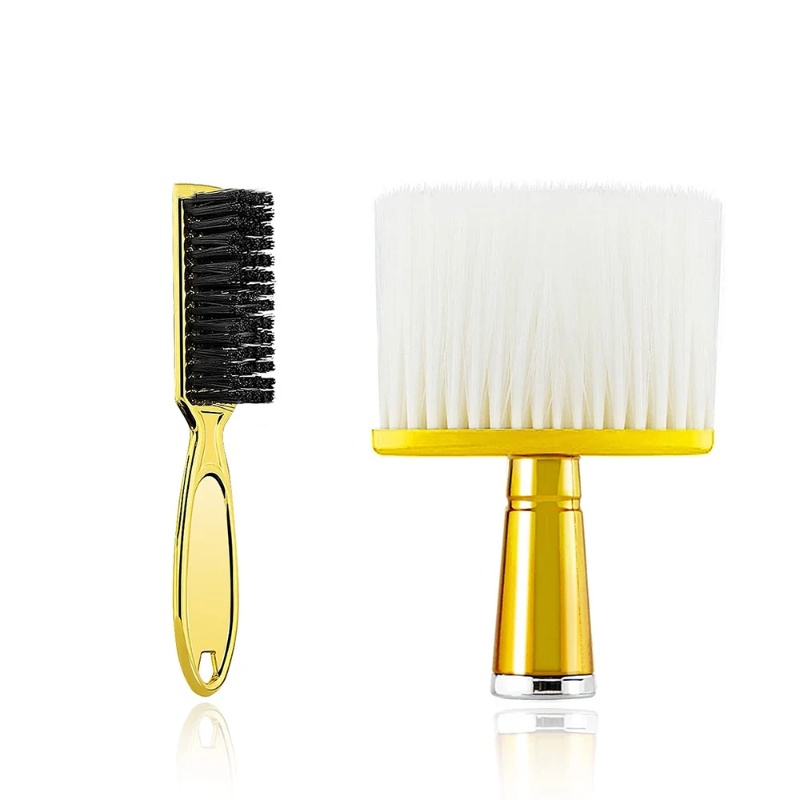 Men Accessories Combo Set - 2 adet Salon berber boyun fırçası