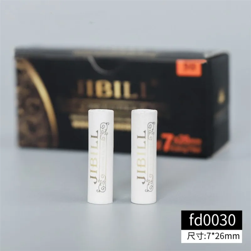 Men Accessories Gift Box - 50 adet 6/7mm Sigara Boru Filtreleri