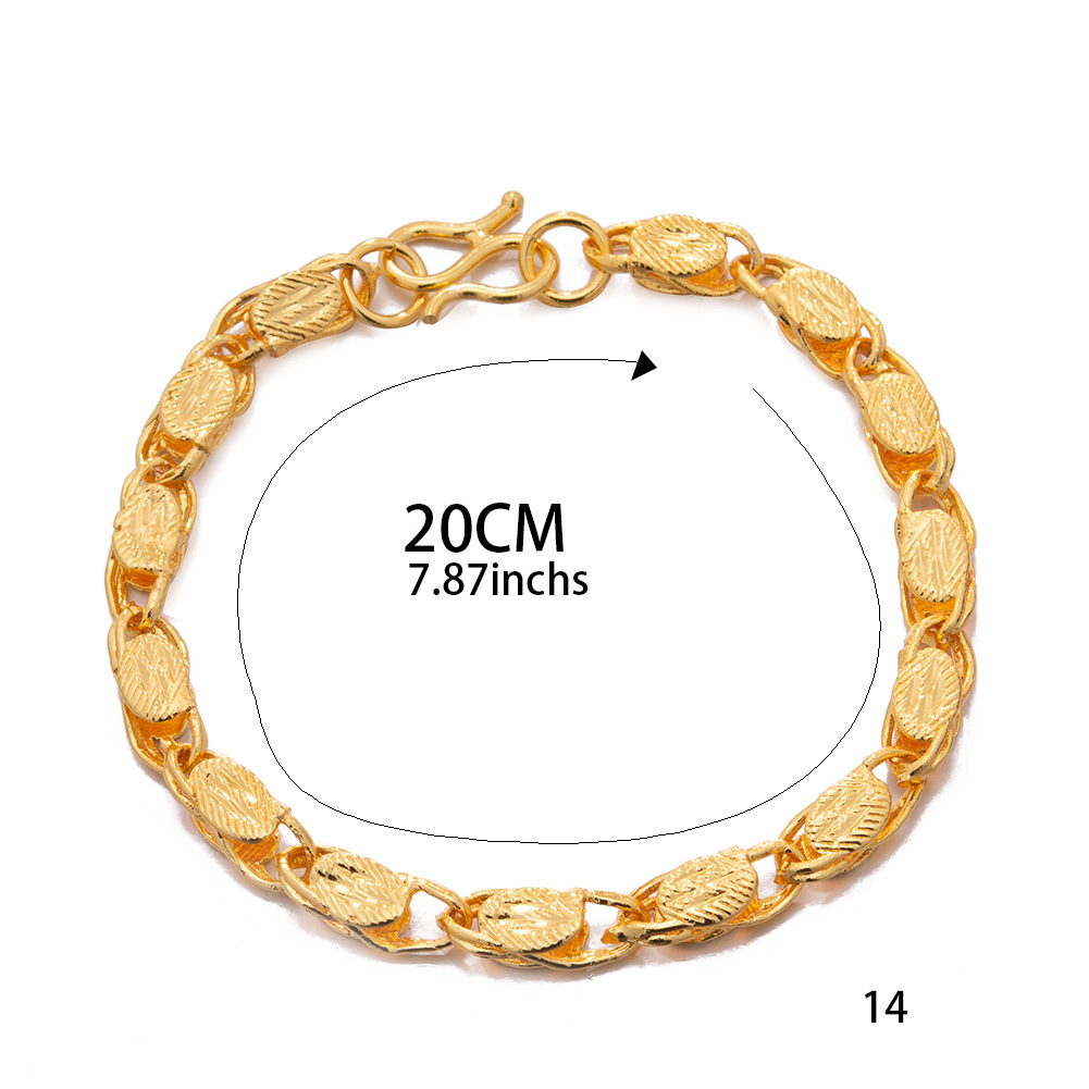 20 CM Trendy Altın Renk Erkek  - Men'S Accessories Dubai incelemesi ve fiyatı