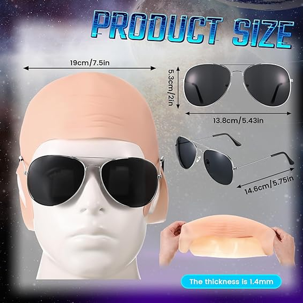 4 adet kel şapkalar seti makya - Men Accessories Combo Set incelemesi ve fiyatı