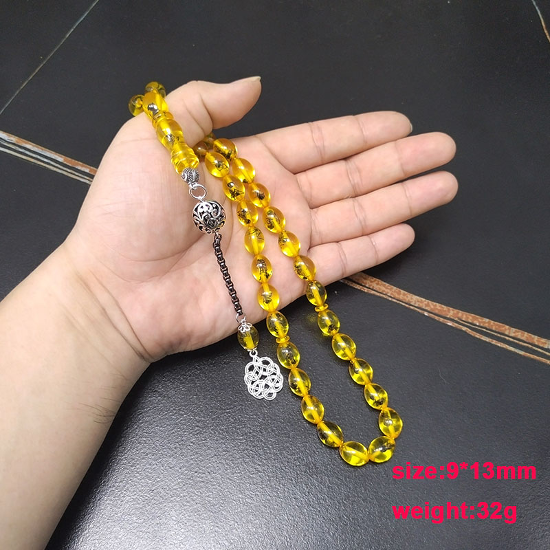 Tesbih erkekler Sarı reçine Ge - Men Accessories Hk incelemesi ve fiyatı